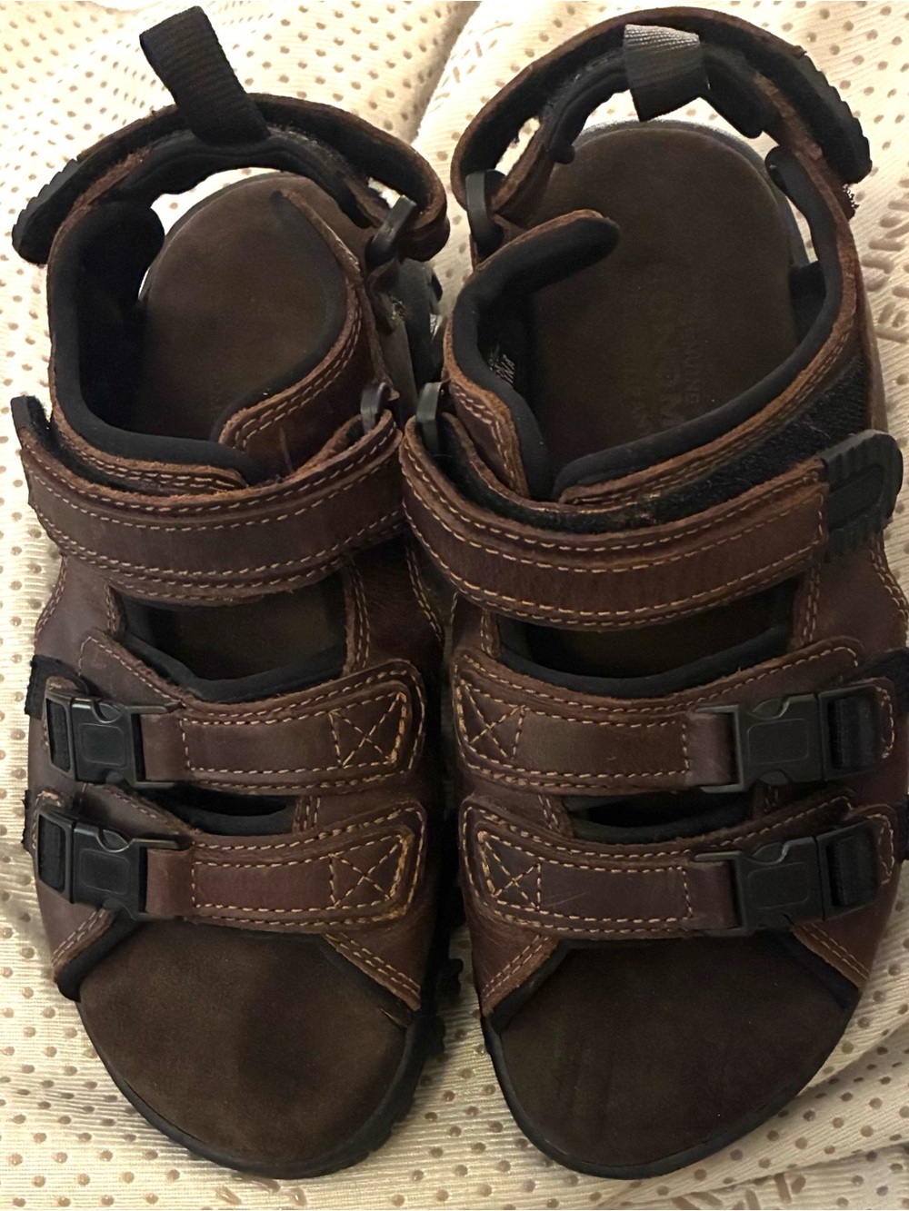 Preowned, lightly used Sonoma mongoose  all-terrain men’s hiking sandals size 7M